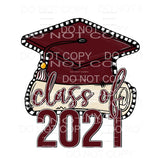 Class Of 2021 ALL Colors with all colors you choose 