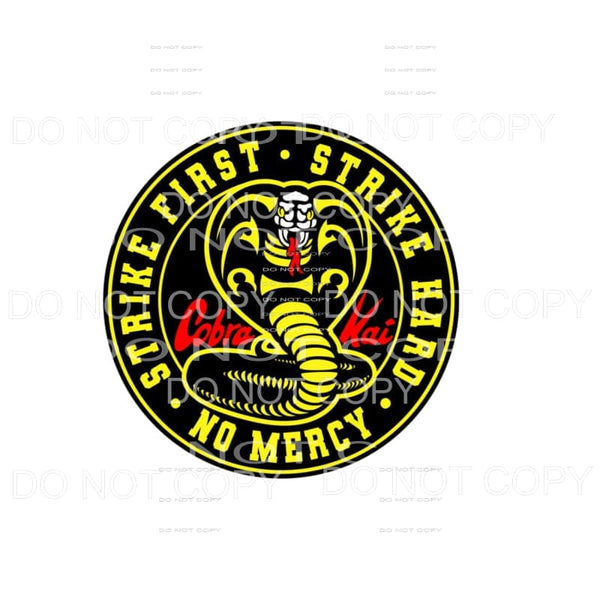 Cobra Kai # 1 Sublimation transfers - Heat Transfer