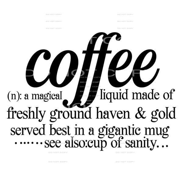 coffee #6072 Sublimation transfers - Heat Transfer