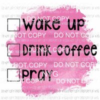 Coffee Checklist #2 Sublimation transfers Heat Transfer