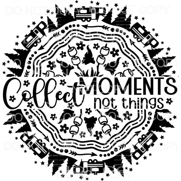 Collect Moments Not Things Fifth Wheel Camper Mandala 