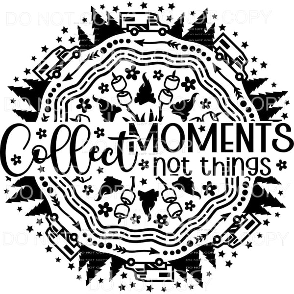 Collect Moments Not Things Truck Camper Mandala Sublimation 