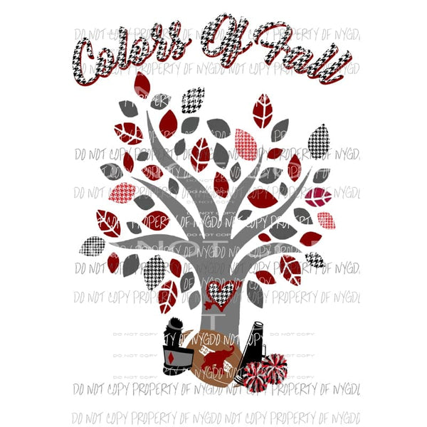 Colors of fall ALABAMA Sublimation transfers Heat Transfer