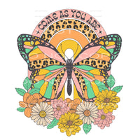 come as you are butterfly #6464 Sublimation transfers - Heat