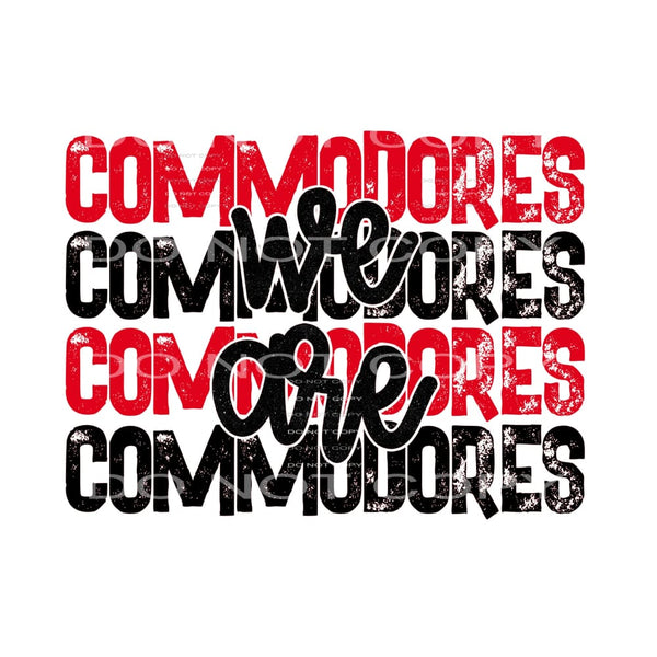 Commodores # 1104 Sublimation transfers - Heat Transfer
