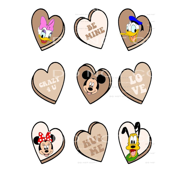 conversation hearts # 2357 Sublimation transfers - Heat