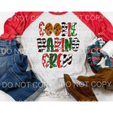 Cookie Baking Squad Red Green Stripes Polka Dots Leopard 