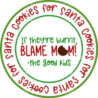 cookies for santa #7384 Sublimation transfers - Heat 