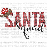 Copy of Santa Squad Sublimation transfers Heat Transfer