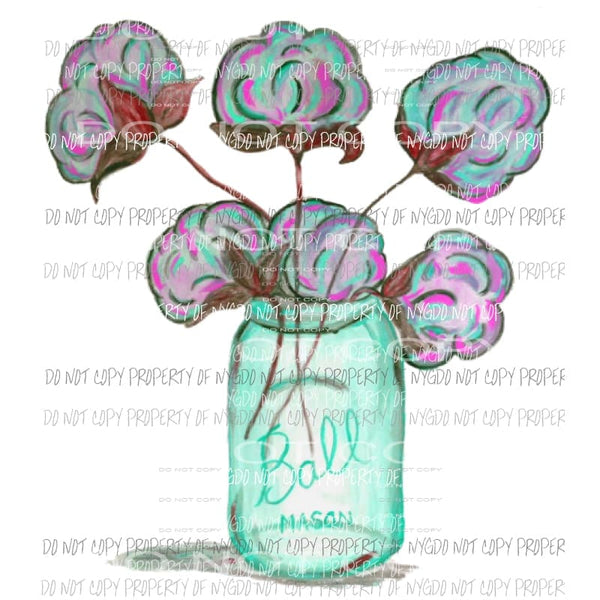Cotton Jar Sublimation transfers Heat Transfer