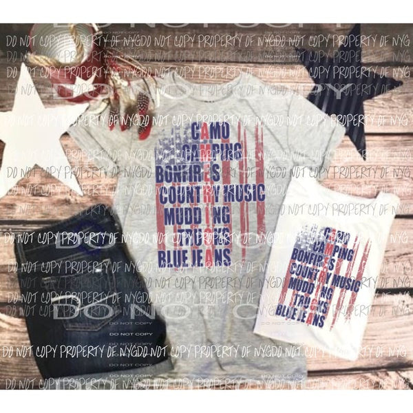 Country Flag america sublimation transfer Heat Transfer