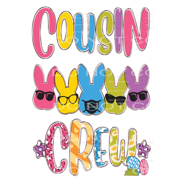 cousin crew #6073 Sublimation transfers - Heat Transfer