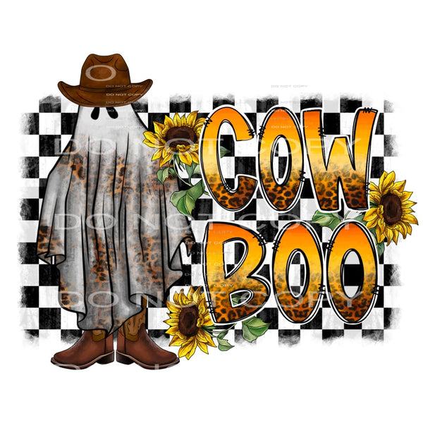 Cow Boo # 8775 sublimation transfers - Heat Transfer