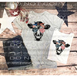 Cow flag Bandanna and glasses sublimation transfer Heat Transfer