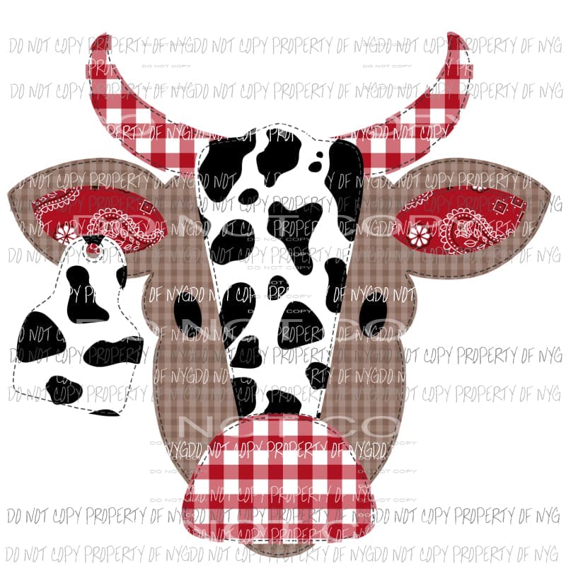 Cow Patch Label martodesigns - cow patches 2 Sublimation transfers