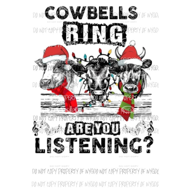cowbells ring are you listening # 2 Sublimation transfers Heat Transfer