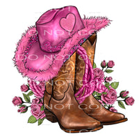 cowgirl boots #6738 Sublimation transfers - Heat Transfer