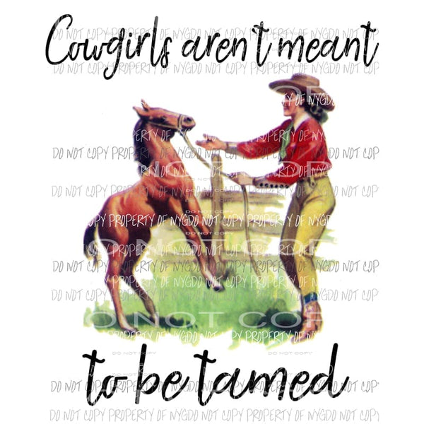 Cowgirls Sublimation transfers Heat Transfer