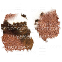 Cowhide Embossed Leather Sheet Sublimation transfers - Heat 