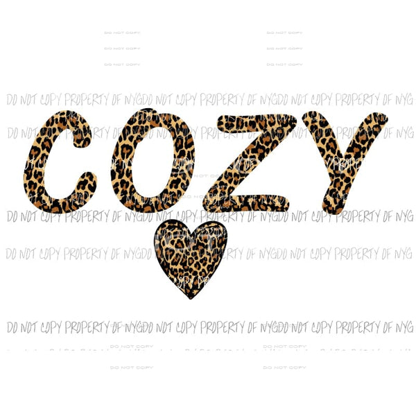 Cozy TWO Sublimation transfers Heat Transfer