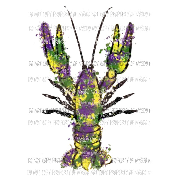 Crawfish 2 Sublimation transfers Heat Transfer