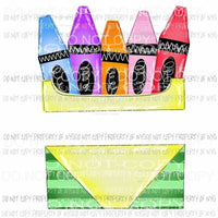 crayon box name Sublimation transfers Heat Transfer