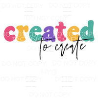 Created To Create Sublimation transfers - Heat Transfer