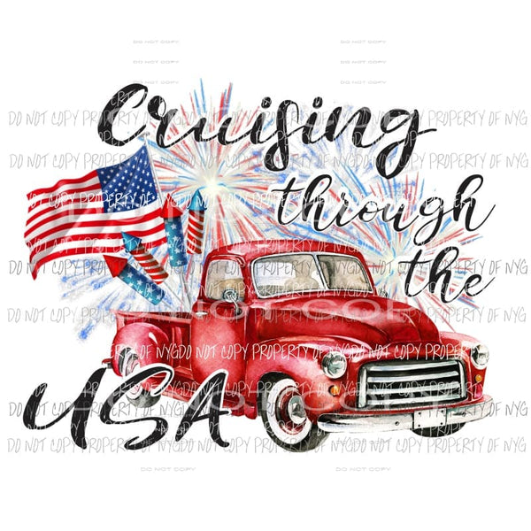 Cruising through the USA Sublimation transfers Heat Transfer