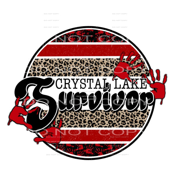 crystal lake survivor #7319 Sublimation transfers - Heat 