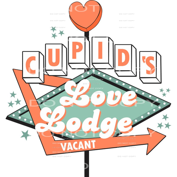 Cupids Lovers Lounge # 2317 Sublimation transfers - Heat