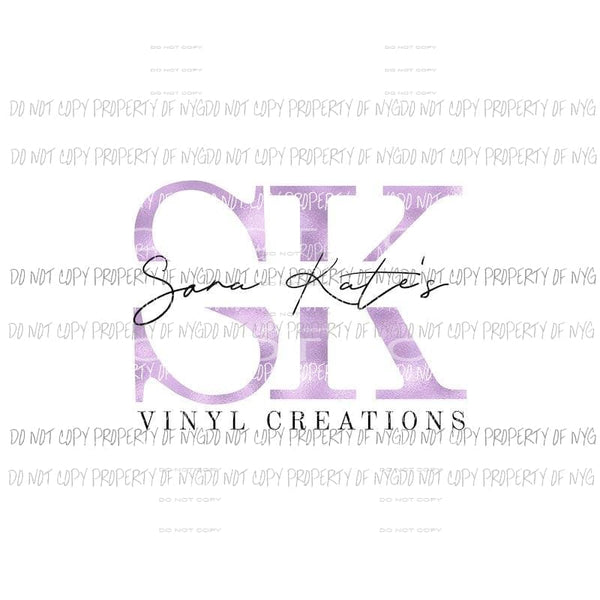 Custom 3 sara Sublimation transfers Heat Transfer