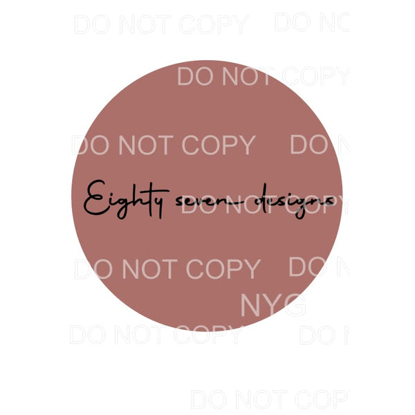 custom 87 designs # 8220 Sublimation transfers - Heat 