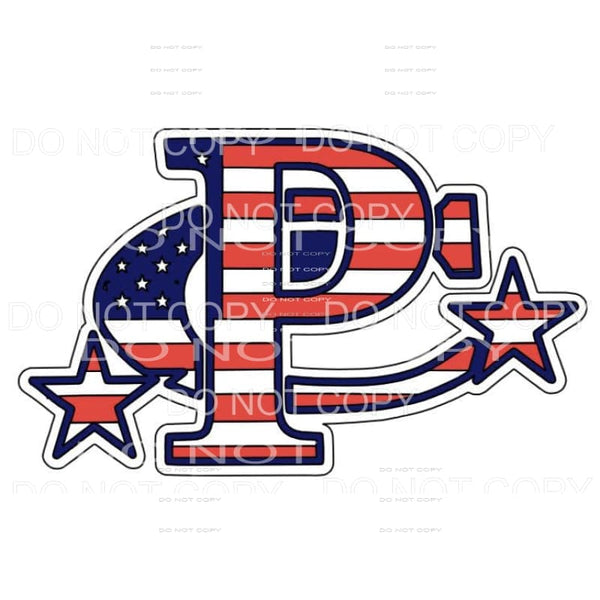 Custom baseball PC CP flag Sublimation transfers - Heat 
