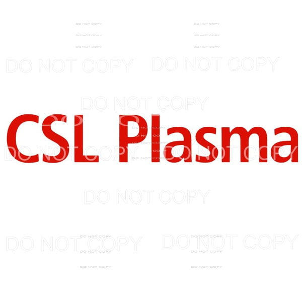 Custom CSL PLASMA Sublimation transfers - Heat Transfer