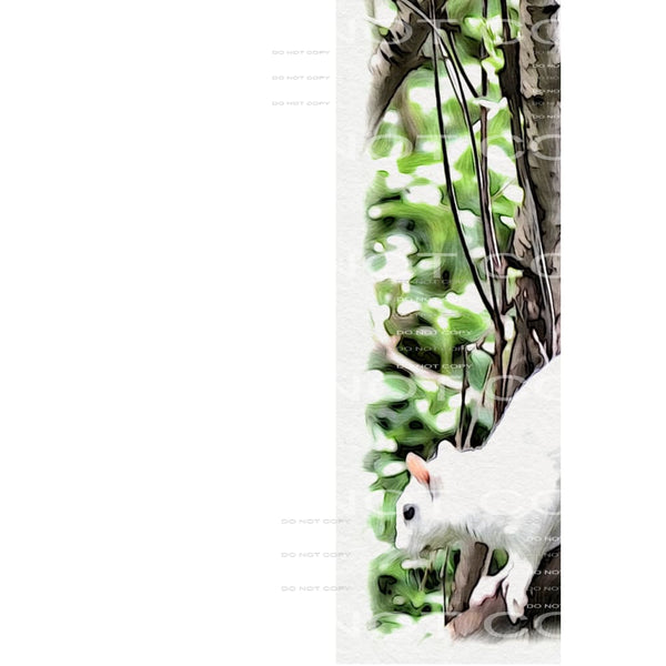 custom elizabeth white squirrel # 2496 Sublimation transfers