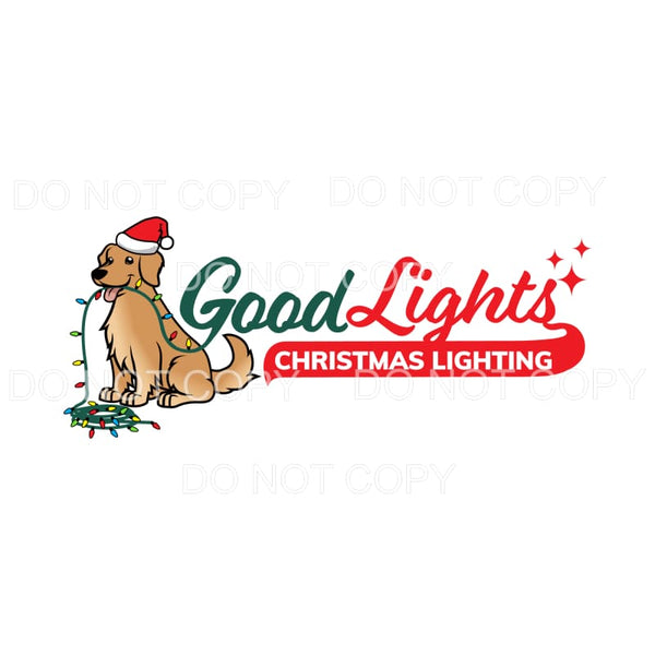 custom good Lights dog # 4050 Sublimation transfers - Heat 