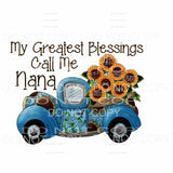CUSTOM greatest blessings sunflower truck Put info in the 