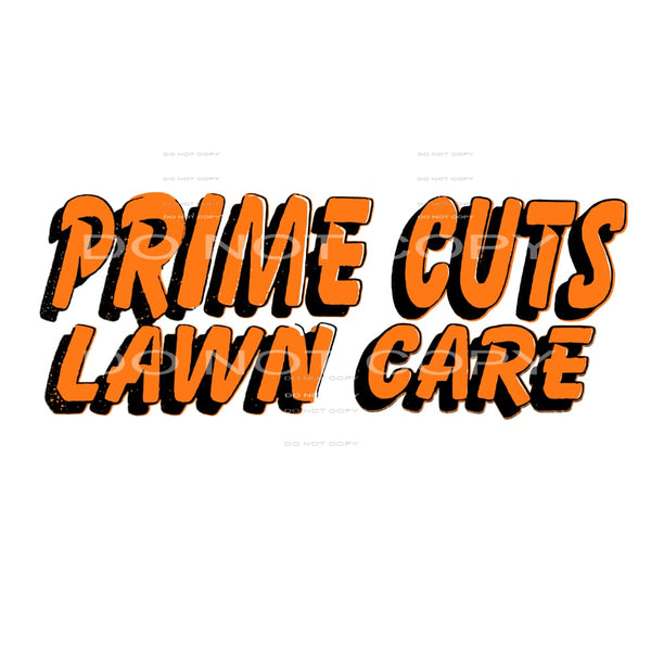 Custom Lawn Care # 210 Sublimation transfers - Heat Transfer