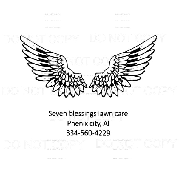 Custom Lawn care logo Sublimation transfers - Heat Transfer