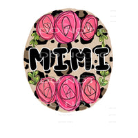 custom leopard # 12099 Mama - Mimi - Mom - Nana other names 