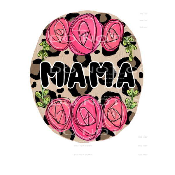 custom leopard # 12099 Mama - Mimi - Mom - Nana other names 