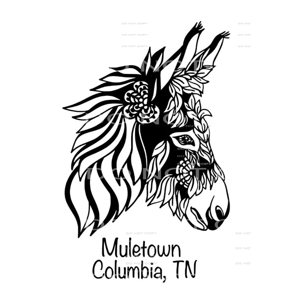 custom muletown tennessee # 8121 Sublimation transfers -