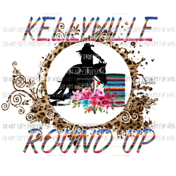 Custom Round up Kellyville Sublimation transfers Heat Transfer