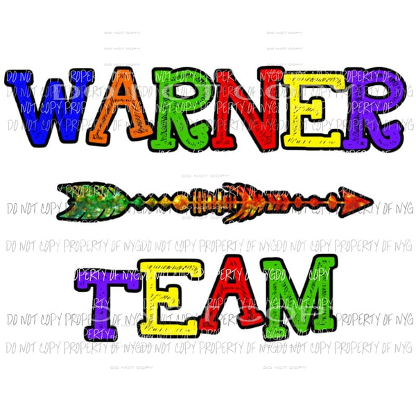 Custom School Team Shirt great for teachers Sublimation transfers Heat Transfer