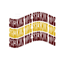 custom Sherman tide wave # 9978 Sublimation transfers - Heat