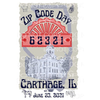 Custom ZIP CODE DAY Sublimation transfers - Heat Transfer