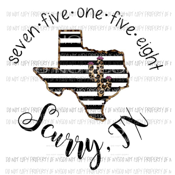 Custom zip code with state add in notes Sublimation transfers Heat Transfer