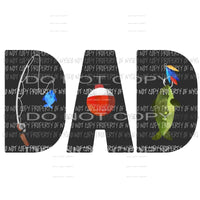 DAD fishing Sublimation transfers Heat Transfer