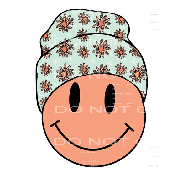 daisy smile face #4672 Sublimation transfers - Heat Transfer