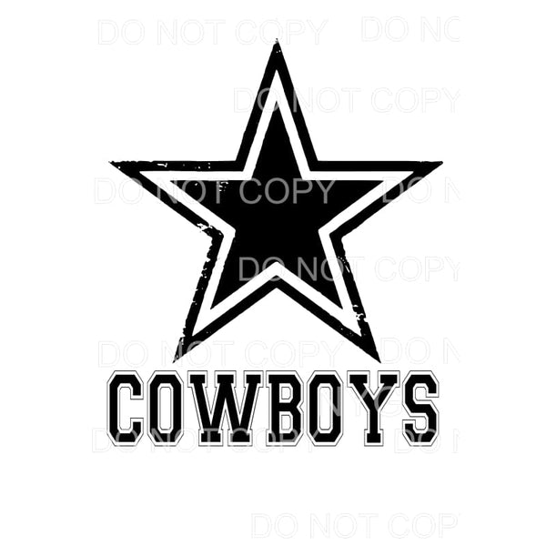 Dallas cowboys deals black and white
